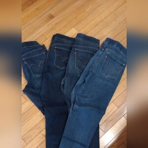 Levi pull on jeans bundle of 4
